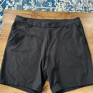 Like new Lululemon black shorts 9 inch inseam size 36